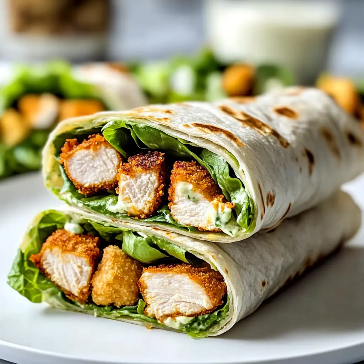 Quick Chicken Caesar Wraps for Busy Weeknights