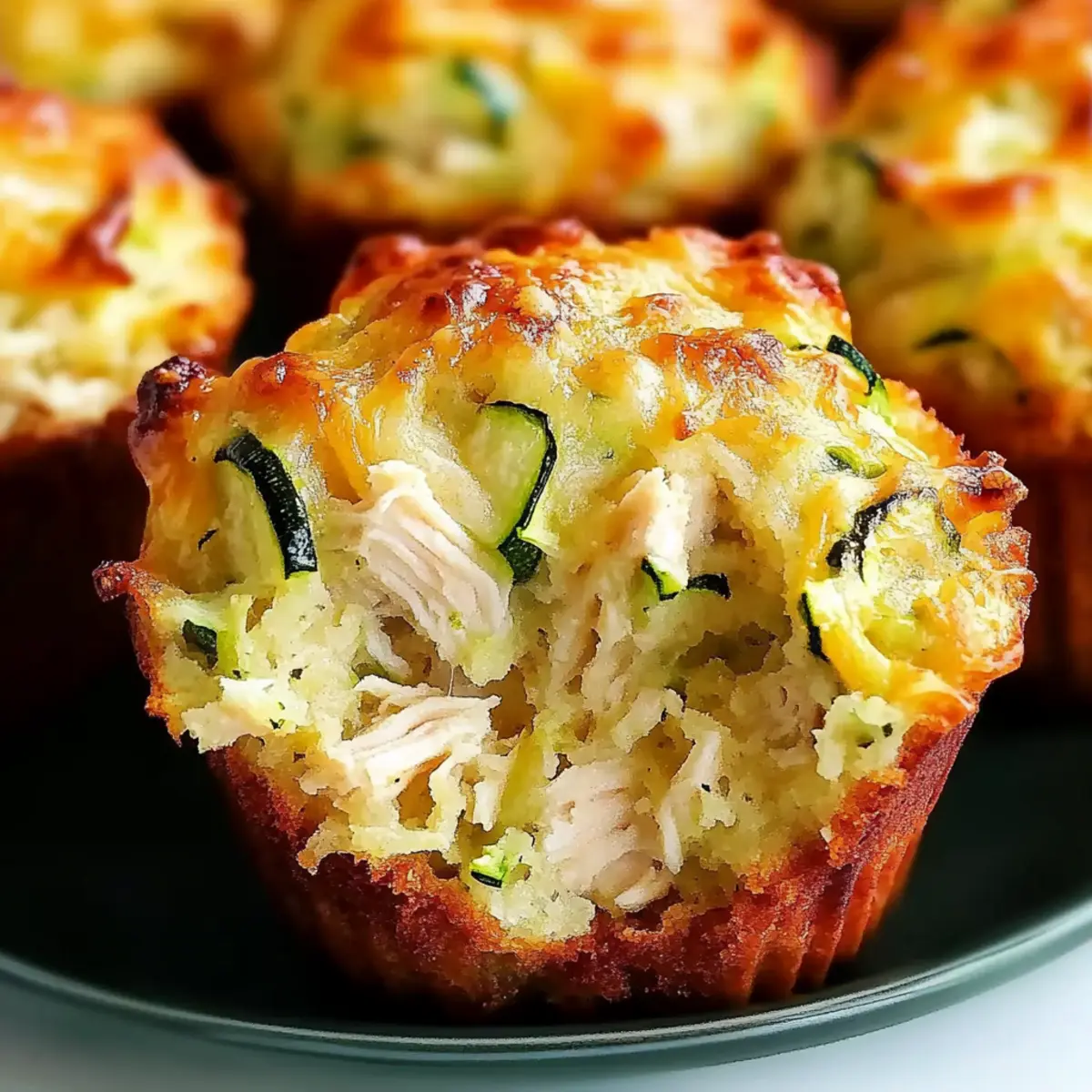 Savory Chicken, Cheese, and Zucchini Muffins for Easy Snacking