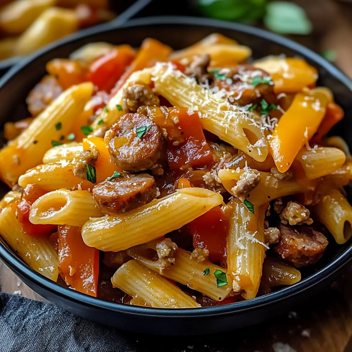 Creamy Pepper & Sausage Pasta for Quick Cozy Nights