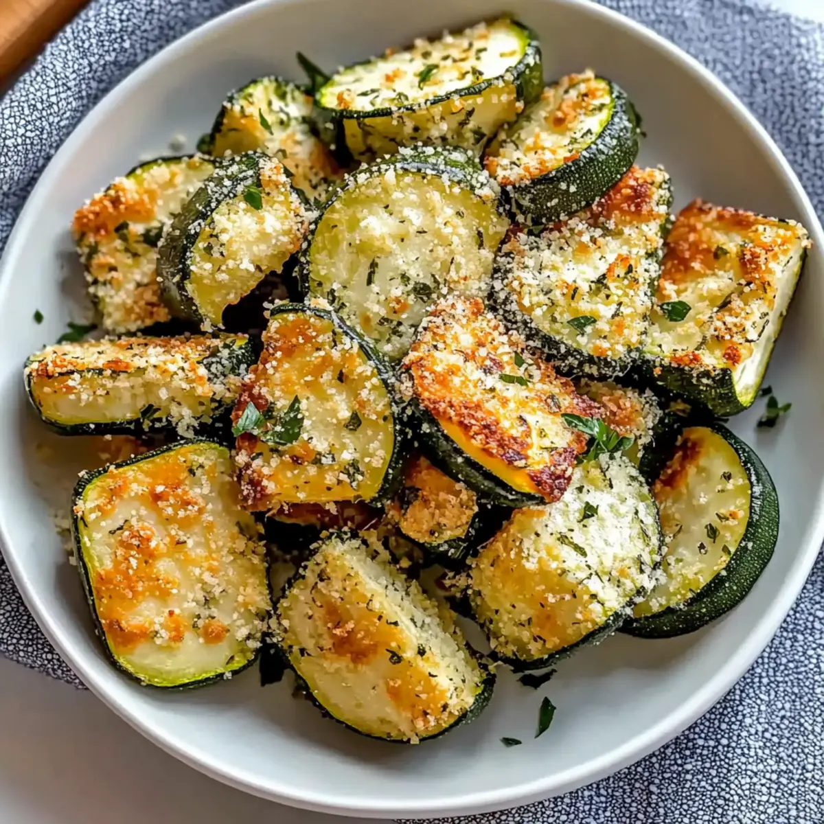 Crispy Zucchini Parmesan: A Low-Calorie Delight You’ll Love