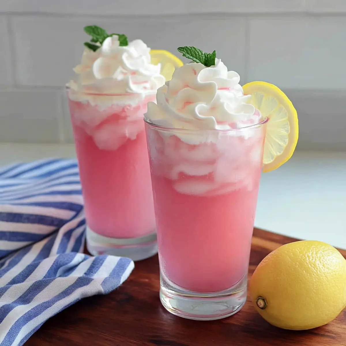 Dreamy Whipped Pink Lemonade for Refreshing Summer Sips