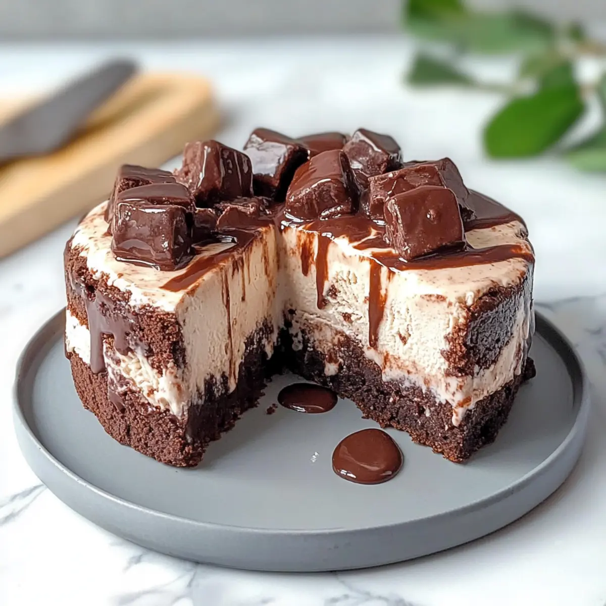 Irresistible Brownie Ice Cream Cake for Your Next Celebration