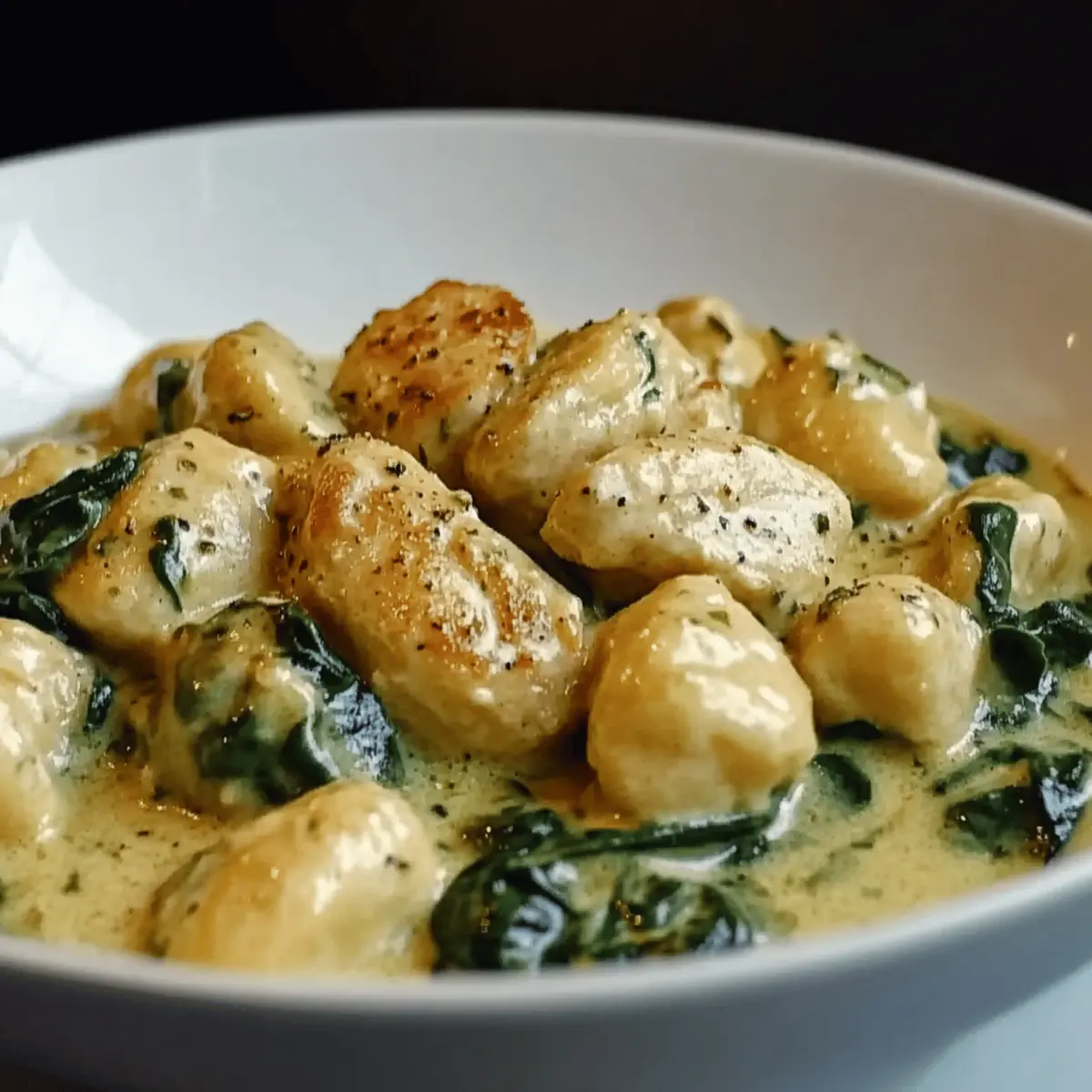 Creamy Spinach Chicken Gnocchi for a Cozy Dinner Night