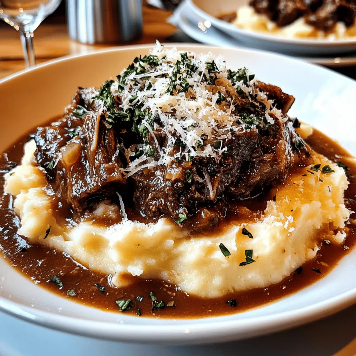 Hearty Rib Ragu with Creamy Parmesan Mashed Potatoes