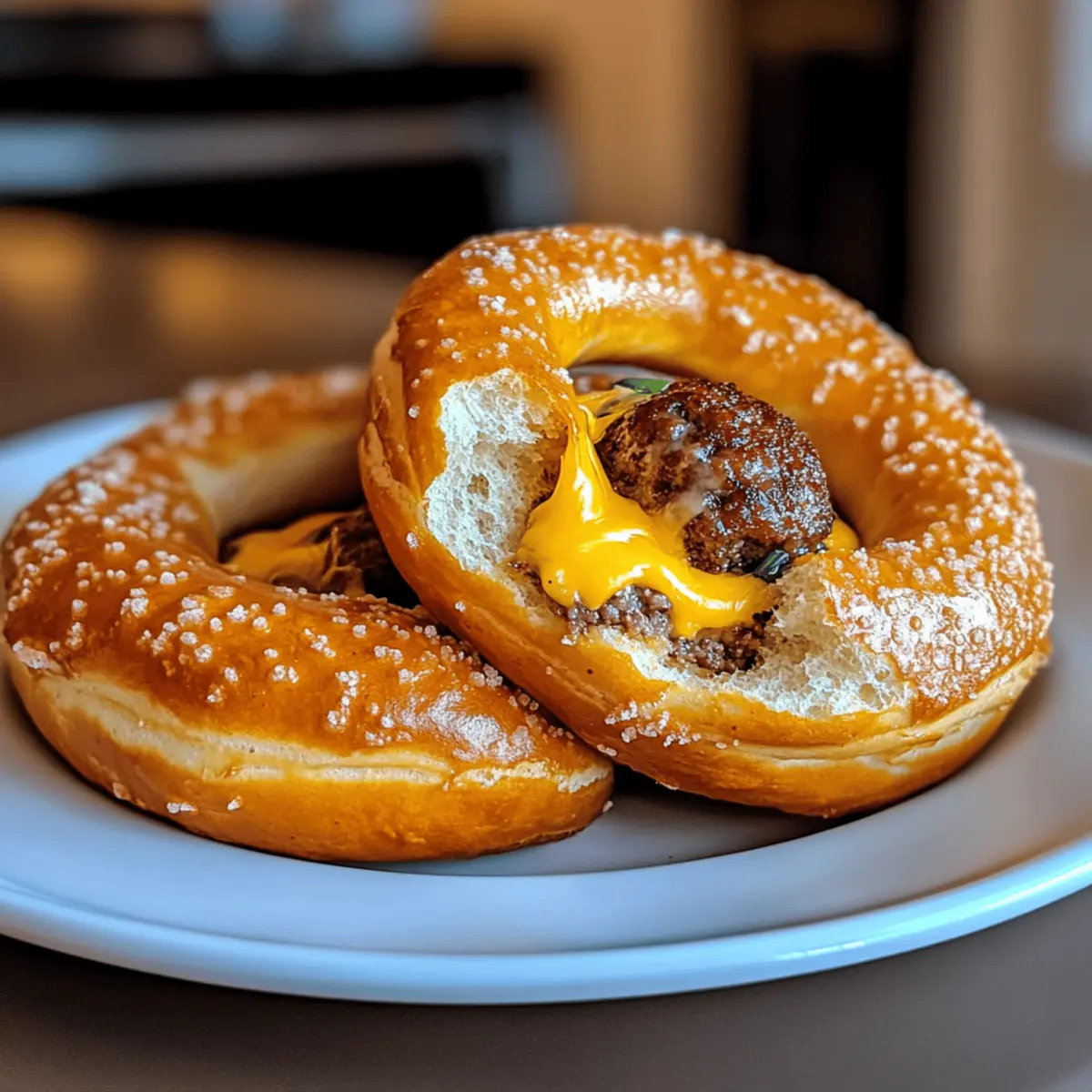 Cheeseburger Pretzel Bombs: Irresistibly Cheesy Delight