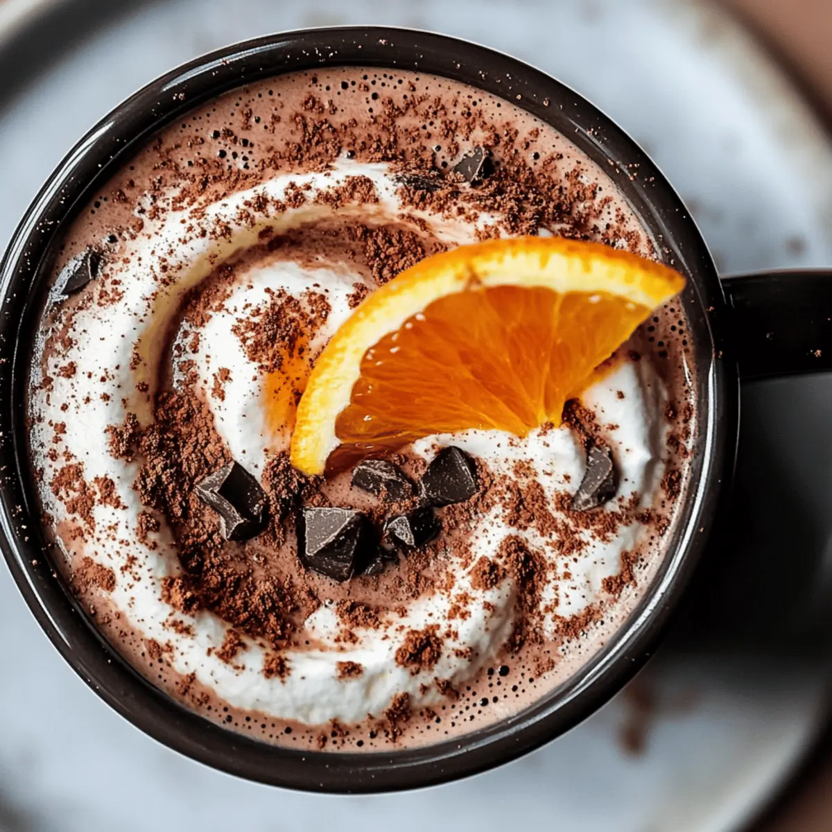 Creamy Orange Hot Chocolate for a Cozy Night In