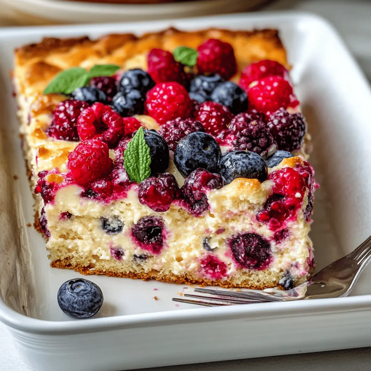 Delicious Triple Berry Bake: Your Healthy Breakfast Fix