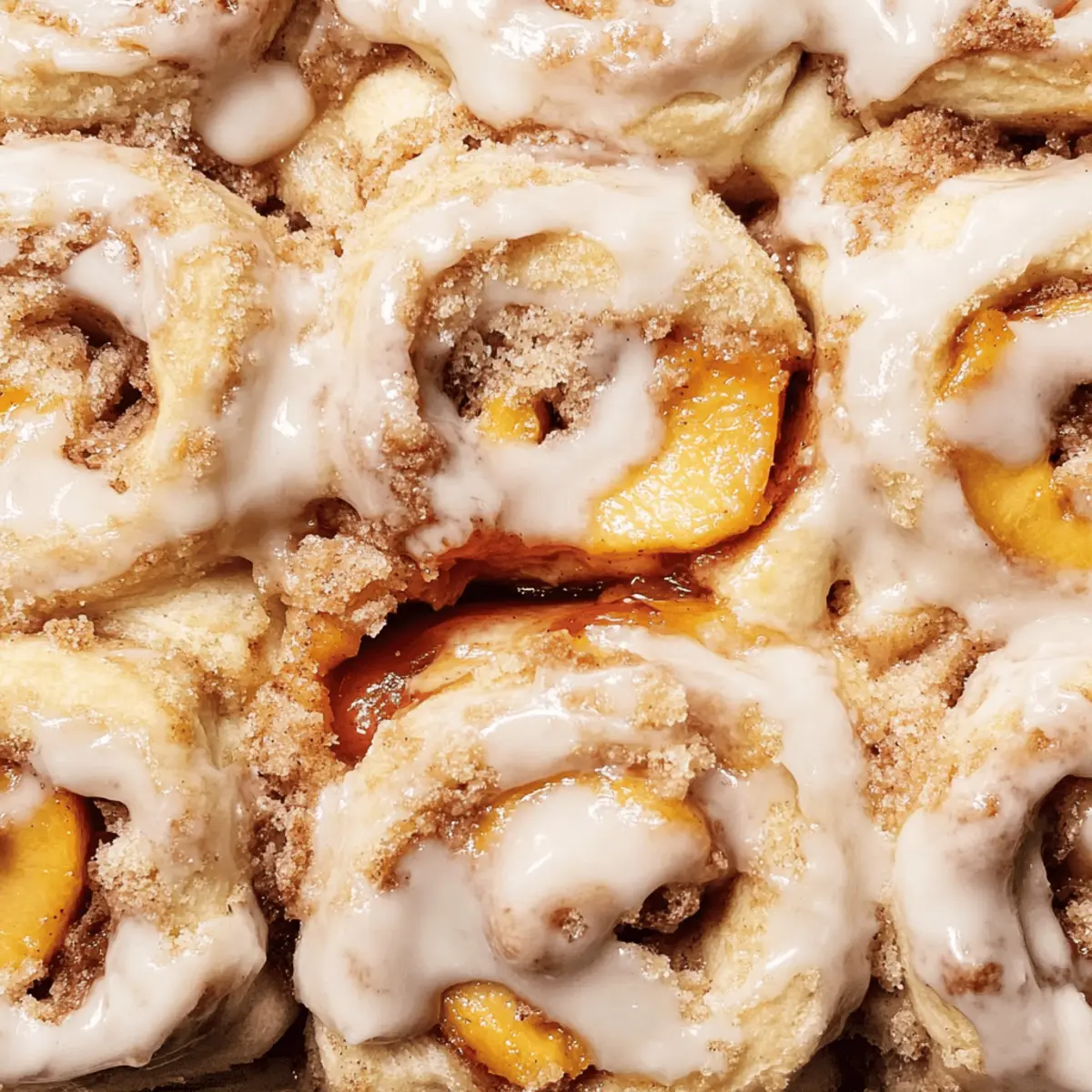 Peach Cobbler Cinnamon Rolls for a Sweet Southern Delight