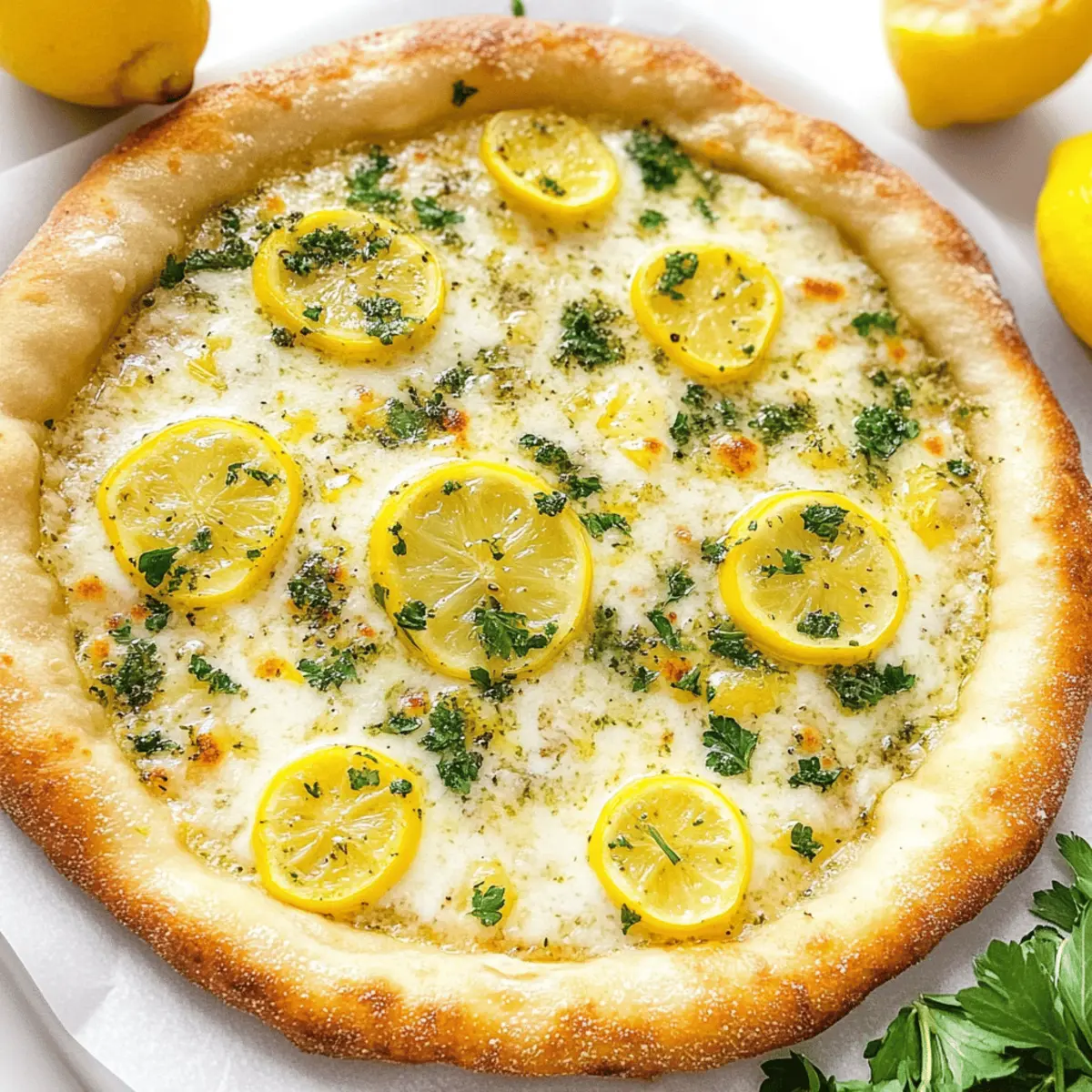 Zesty Lemon Pizza That Will Brighten Your Summer Evenings