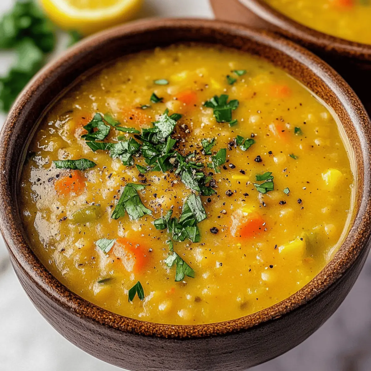 Flavorful Vegan Lemon Lentil Soup for Cozy Meals