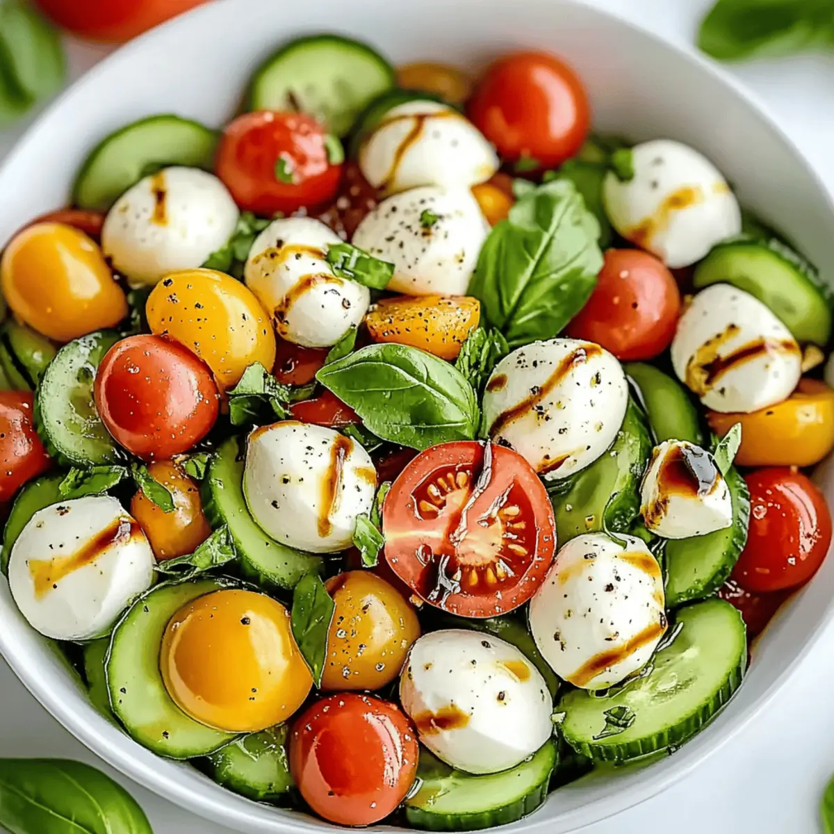 Cucumber Caprese Salad: Refreshing Summer Delight Made Easy