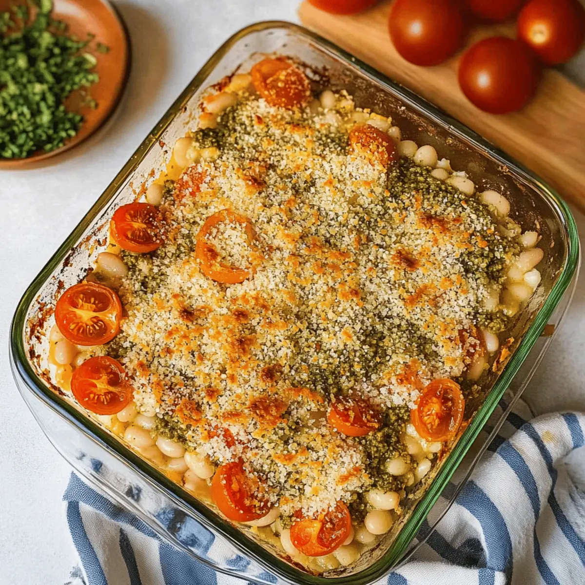 Easy White Bean and Pesto Bake for Cozy Weeknight Dinners