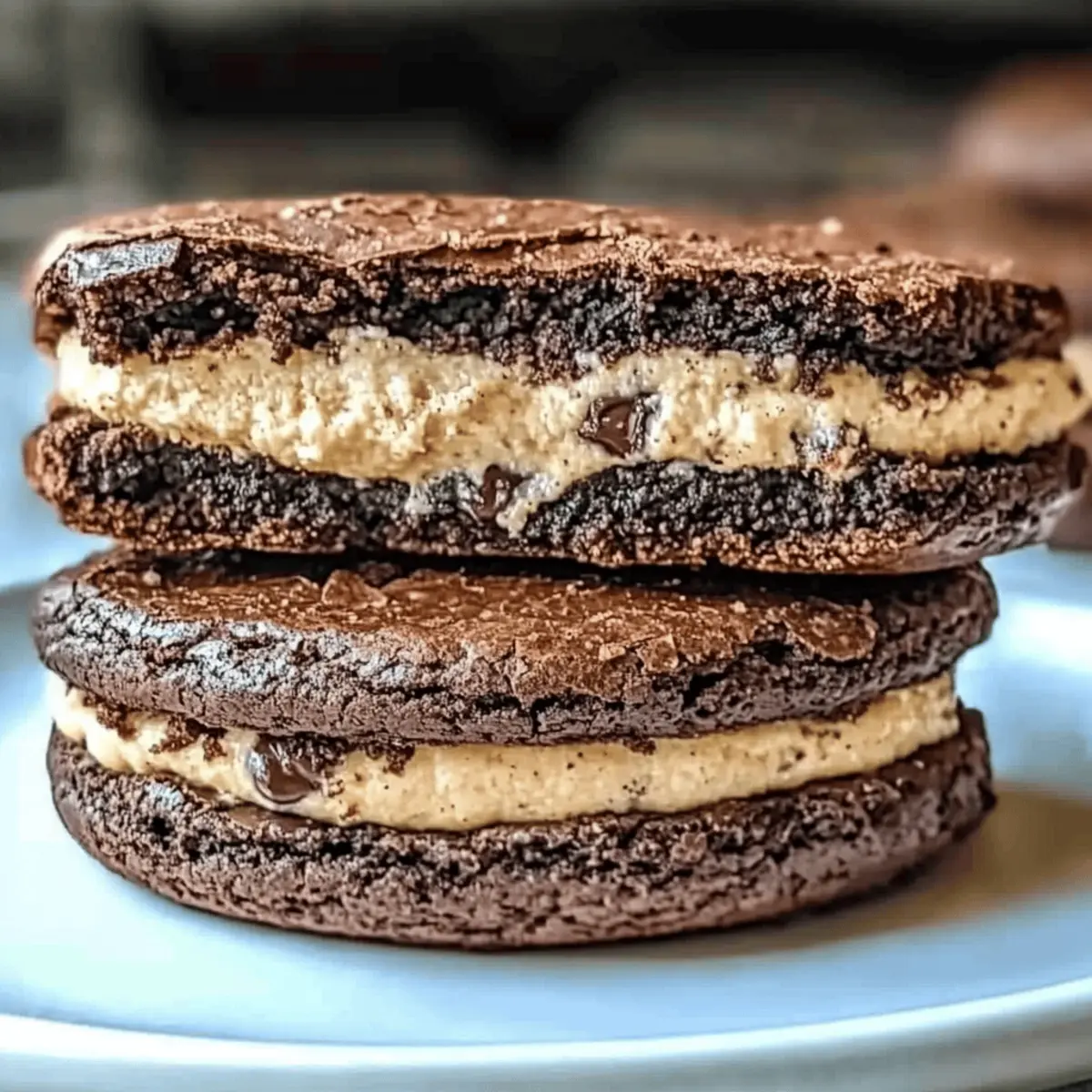Brownie Cookie Dough Sandwich Cookies for Ultimate Indulgence