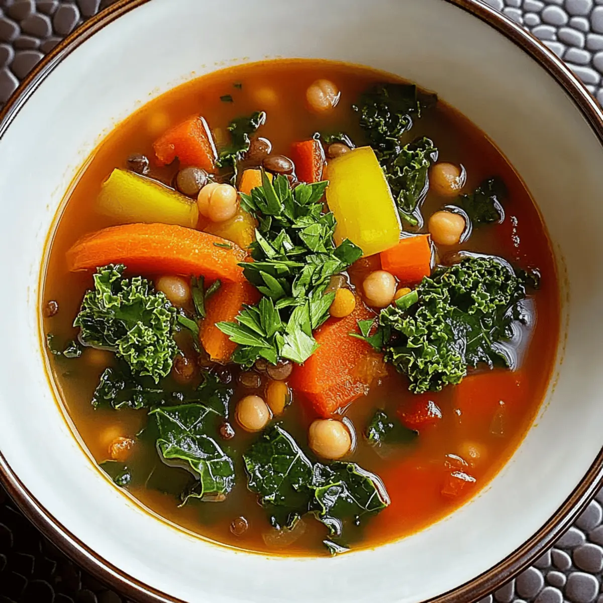 High-Protein Vegetable Soup for a Hearty, Healthy Meal