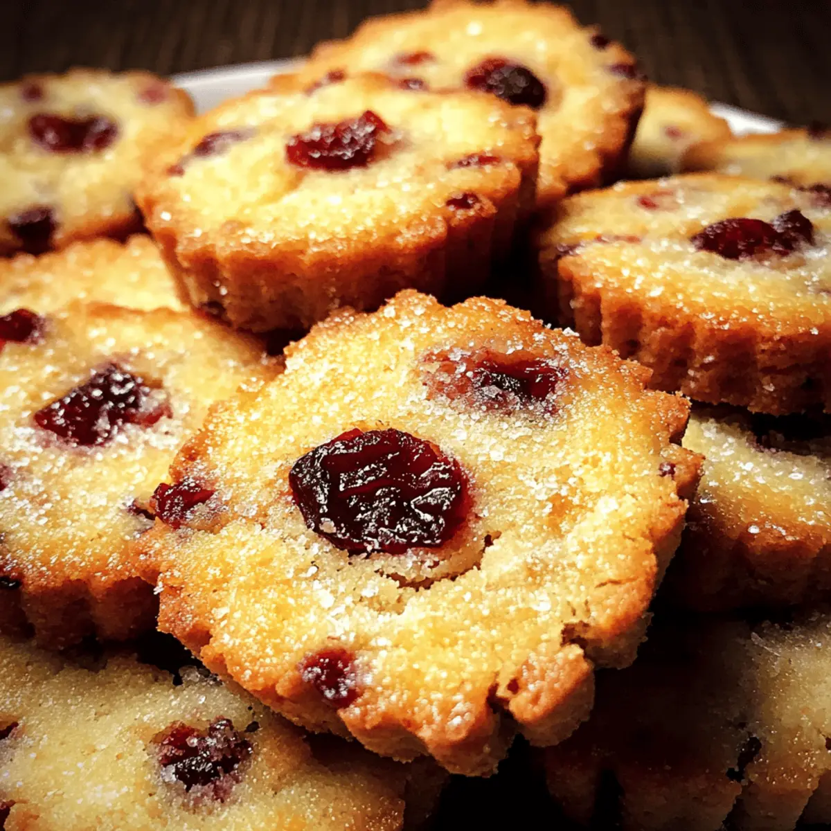 Cranberry Orange Shortbread Cookies That Melt in Your Mouth
