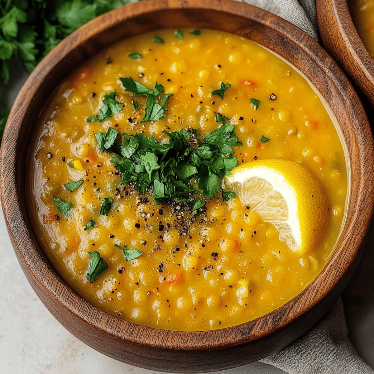 Zesty Lemon Lentil Soup That's Creamy and Full of Flavor