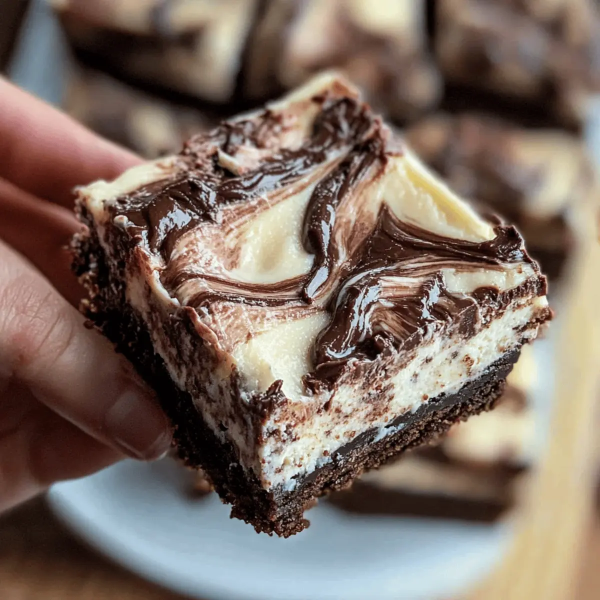 Nutella Cheesecake Bars: Rich and Creamy Bliss Await