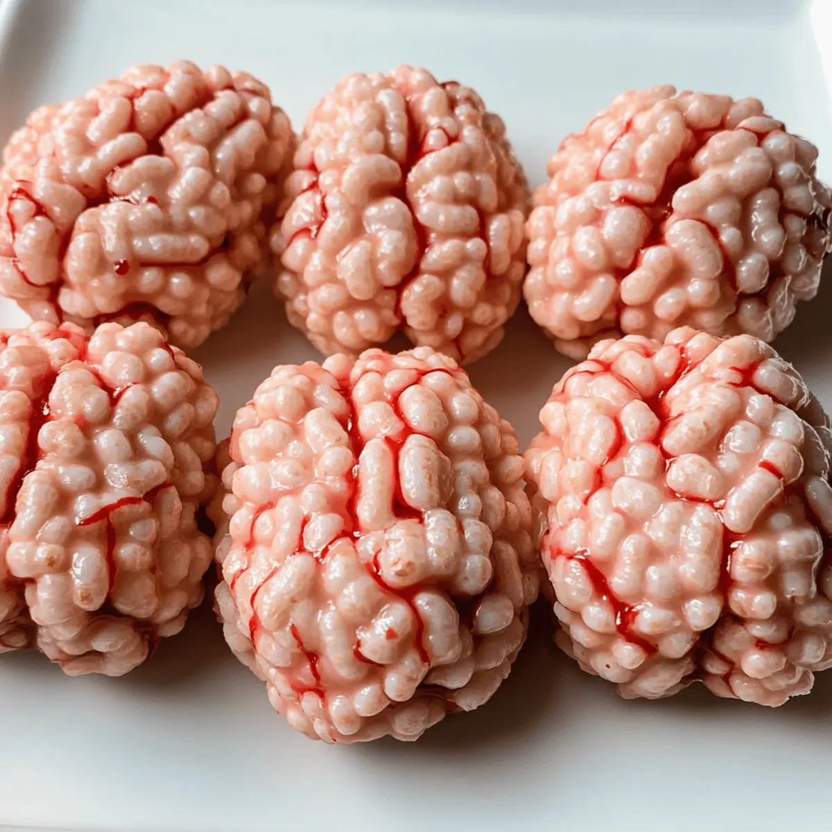 Marshmallow Rice Bubbles Halloween Brains: Spooky & Sweet Fun