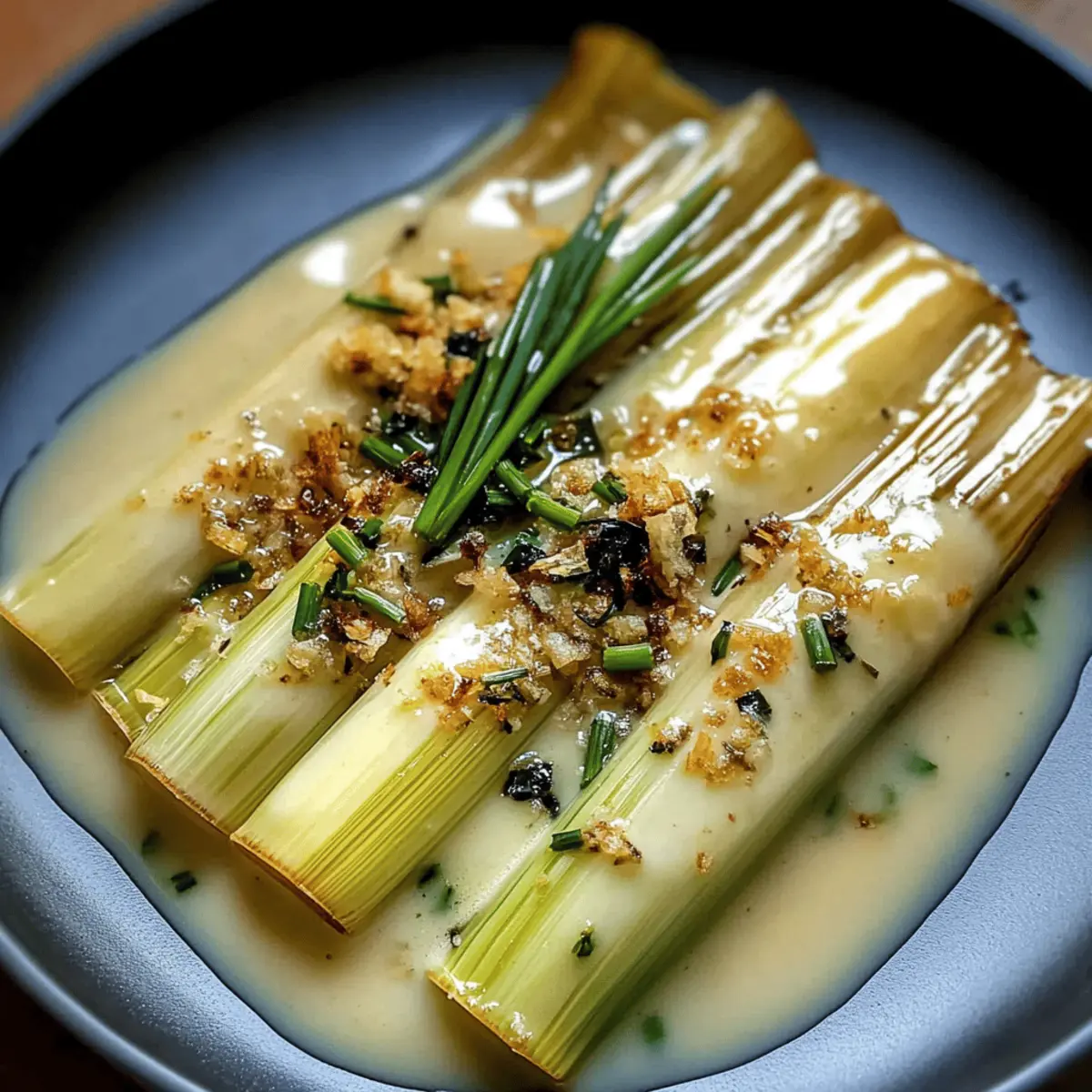 Elegant Braised Leeks with Beurre Blanc for Effortless Elegance