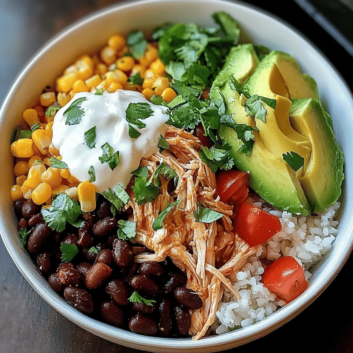 Delicious Slow Cooker Chicken Burrito Bowls for Busy Weeknights