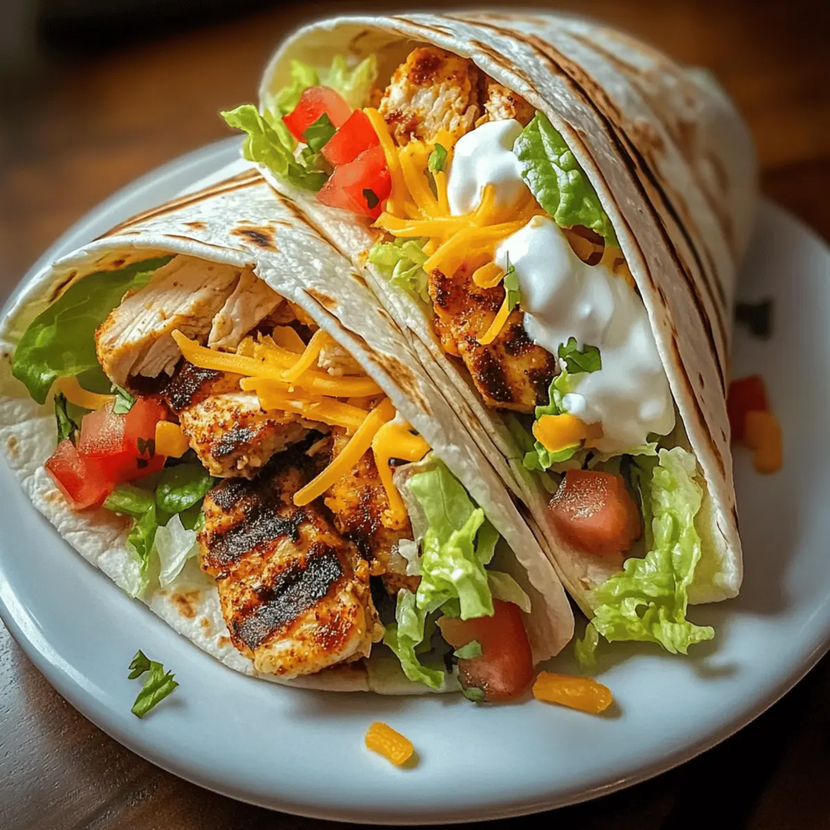 Spicy Chicken Tortilla Wrap for a Flavorful Weeknight Feast