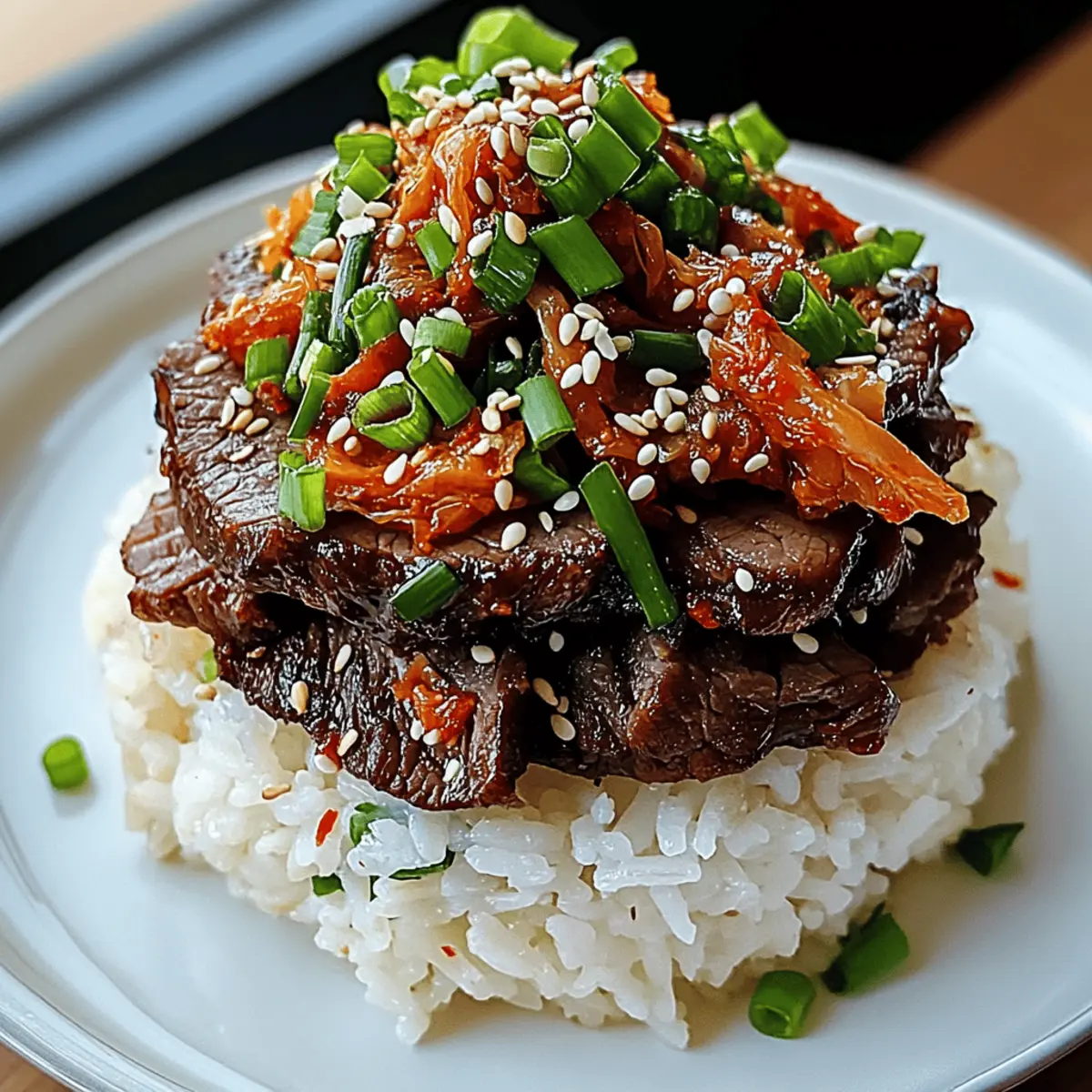 Delicious Korean BBQ Beef Rice Stack for Easy Weeknight Dinners