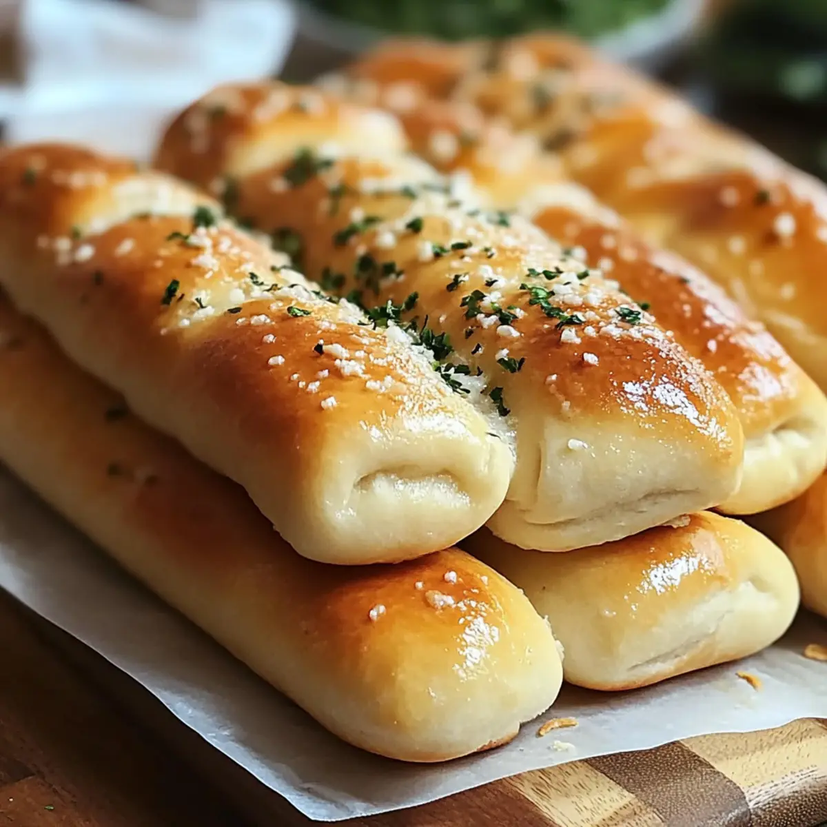 Homemade Olive Garden Breadsticks: Soft and Garlic-Infused Bliss