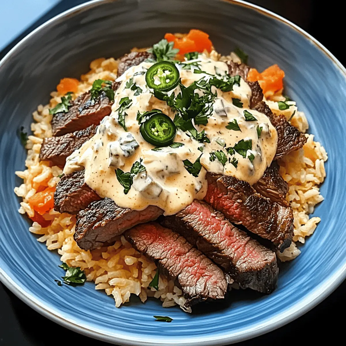 Ultimate Steak Queso Rice Bowl: Comfort Food Bliss Await!