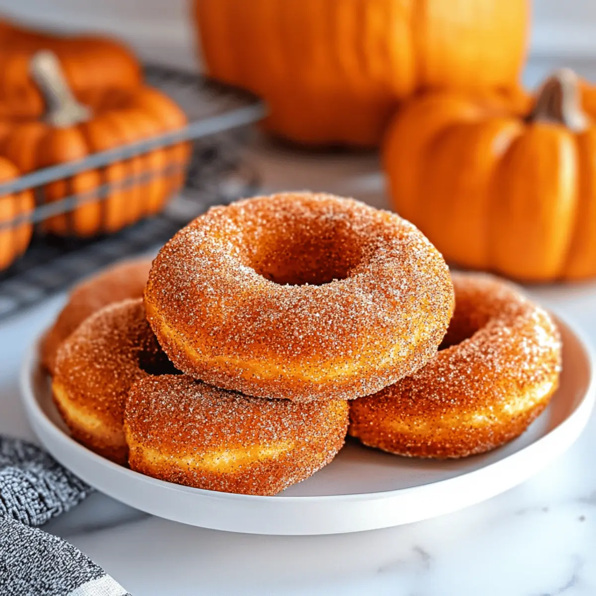 Baked Pumpkin Donuts That Bring Cozy Autumn Vibes