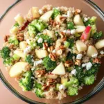 Broccoli Apple Quinoa Salad