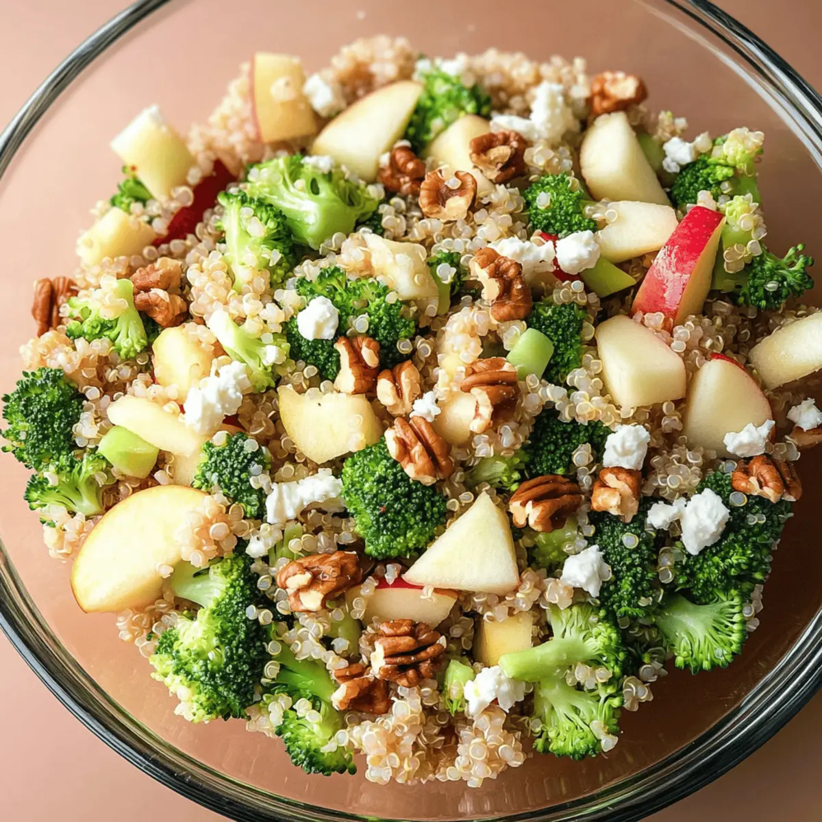 Broccoli Apple Quinoa Salad: Crunchy, Sweet & So Satisfying