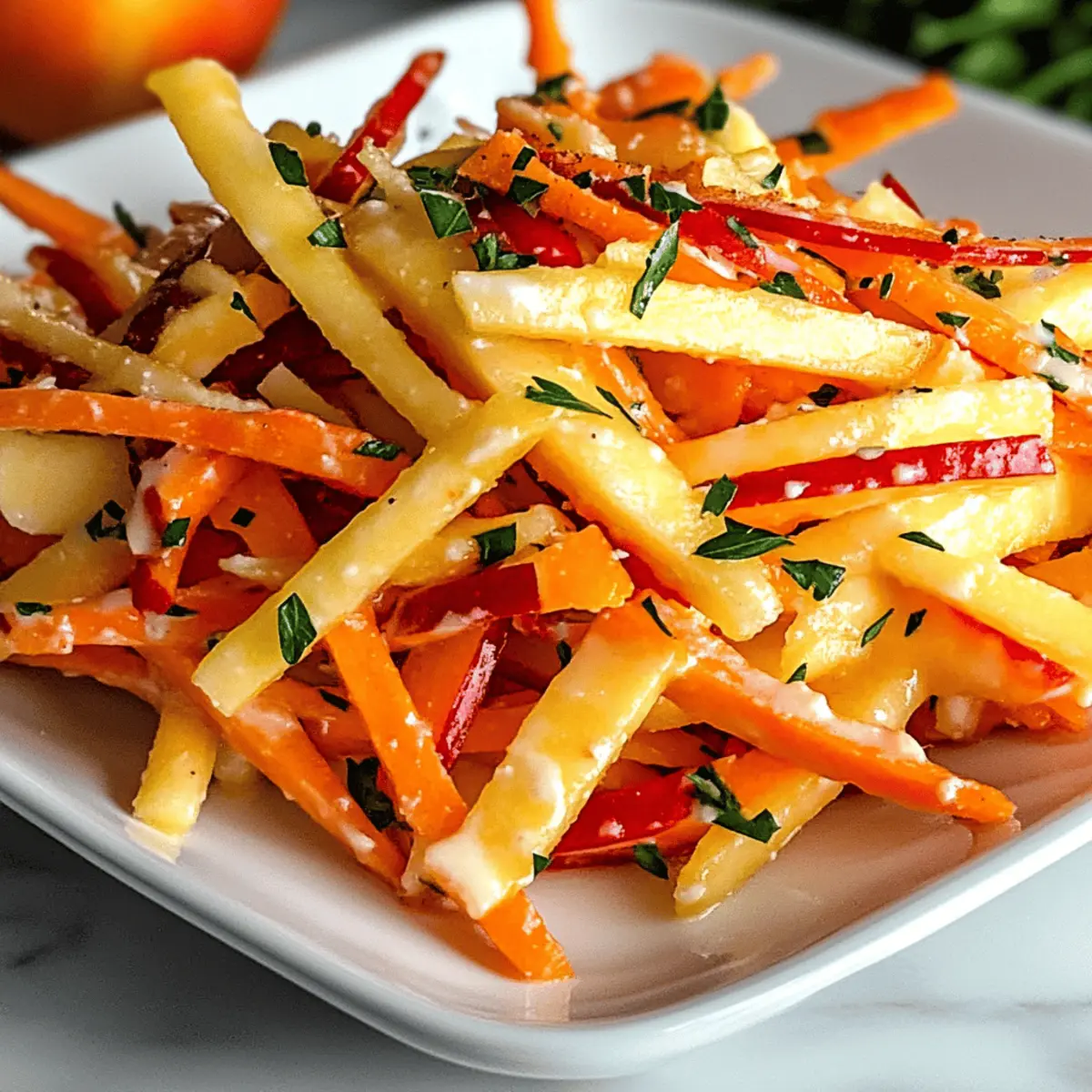 Crunchy Carrot Apple Salad for a Refreshing Twist