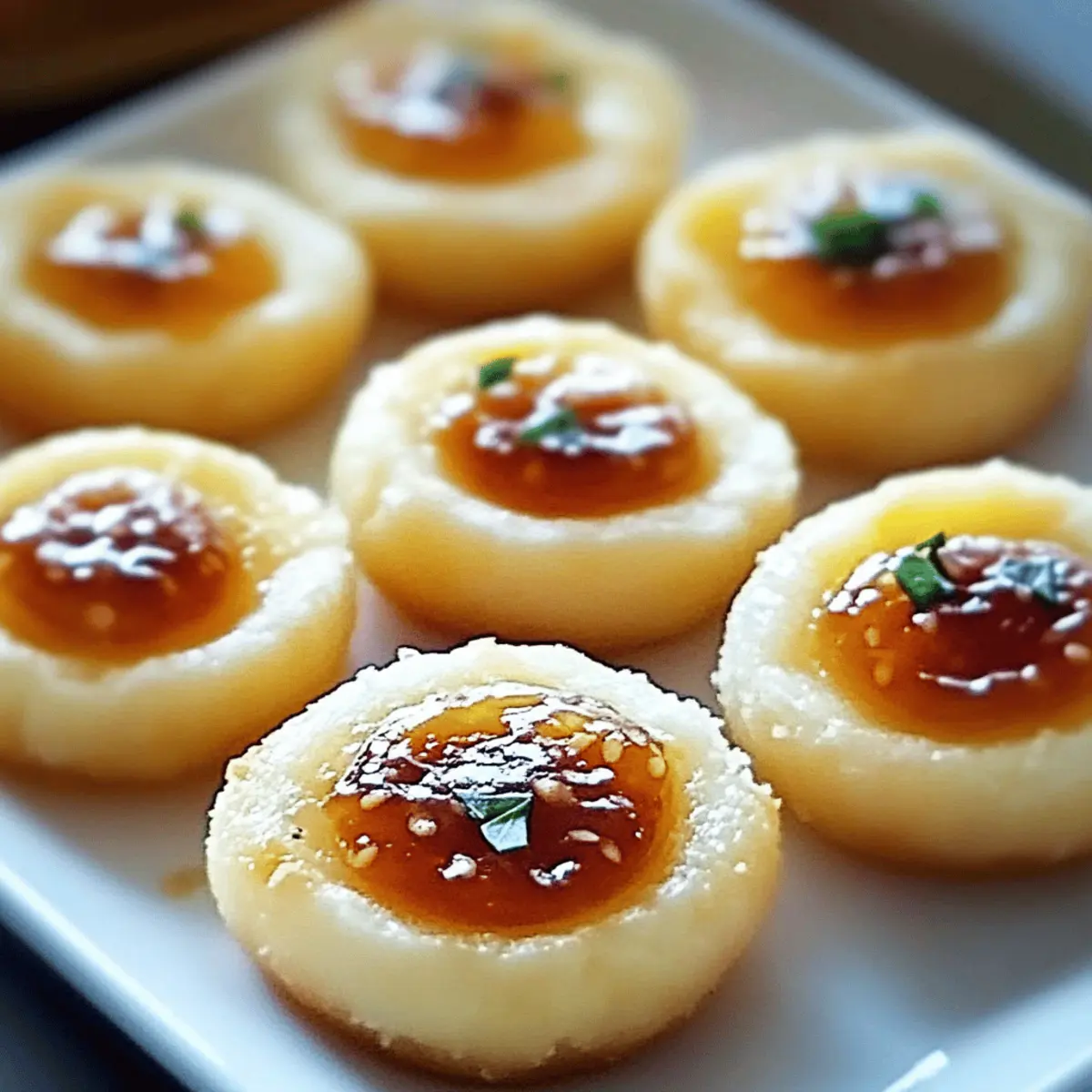 Cheesy Thumbprint Appetizers with a Savory-Sweet Twist