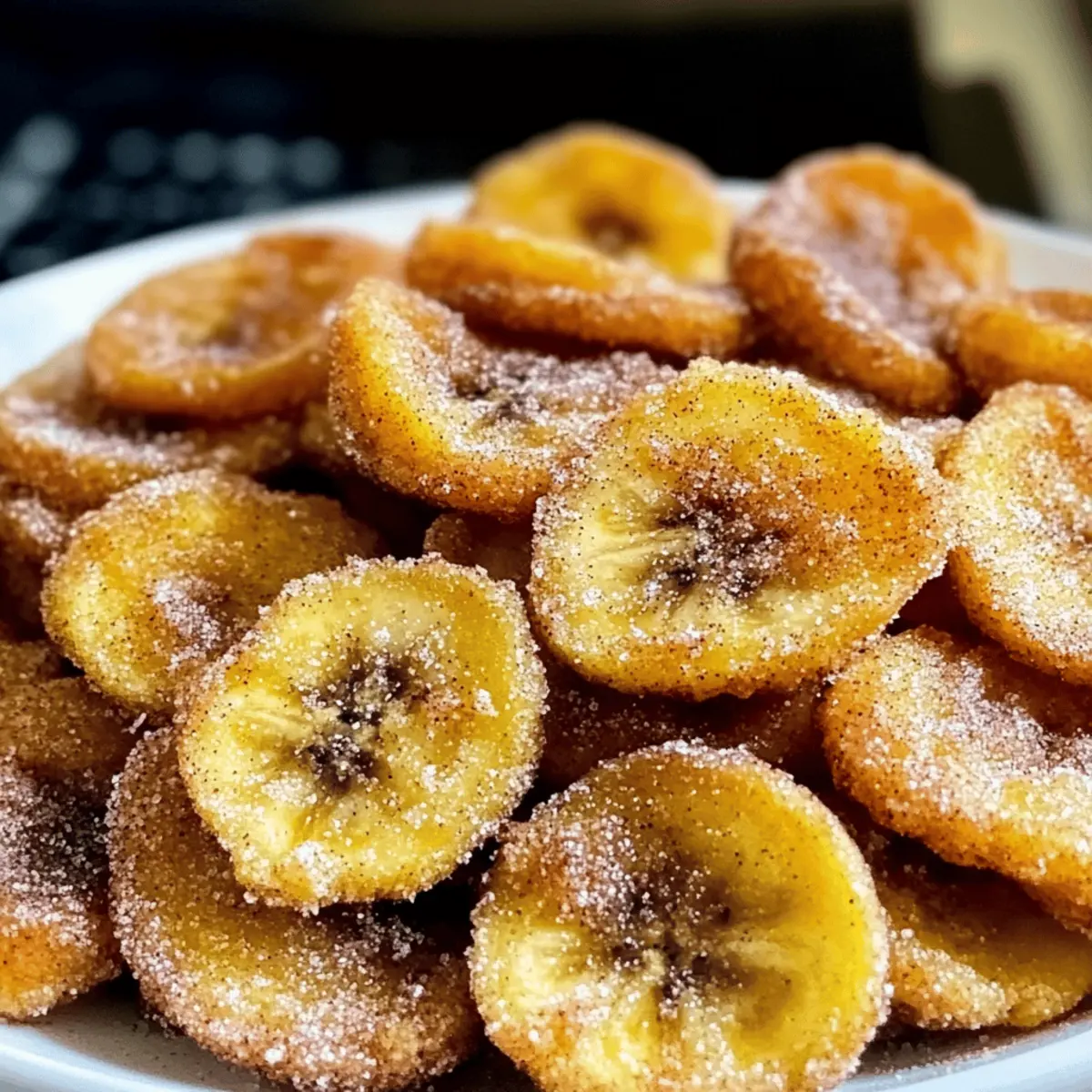 Crispy Cinnamon-Sugar Air Fryer Banana Chips for Guilt-Free Munching