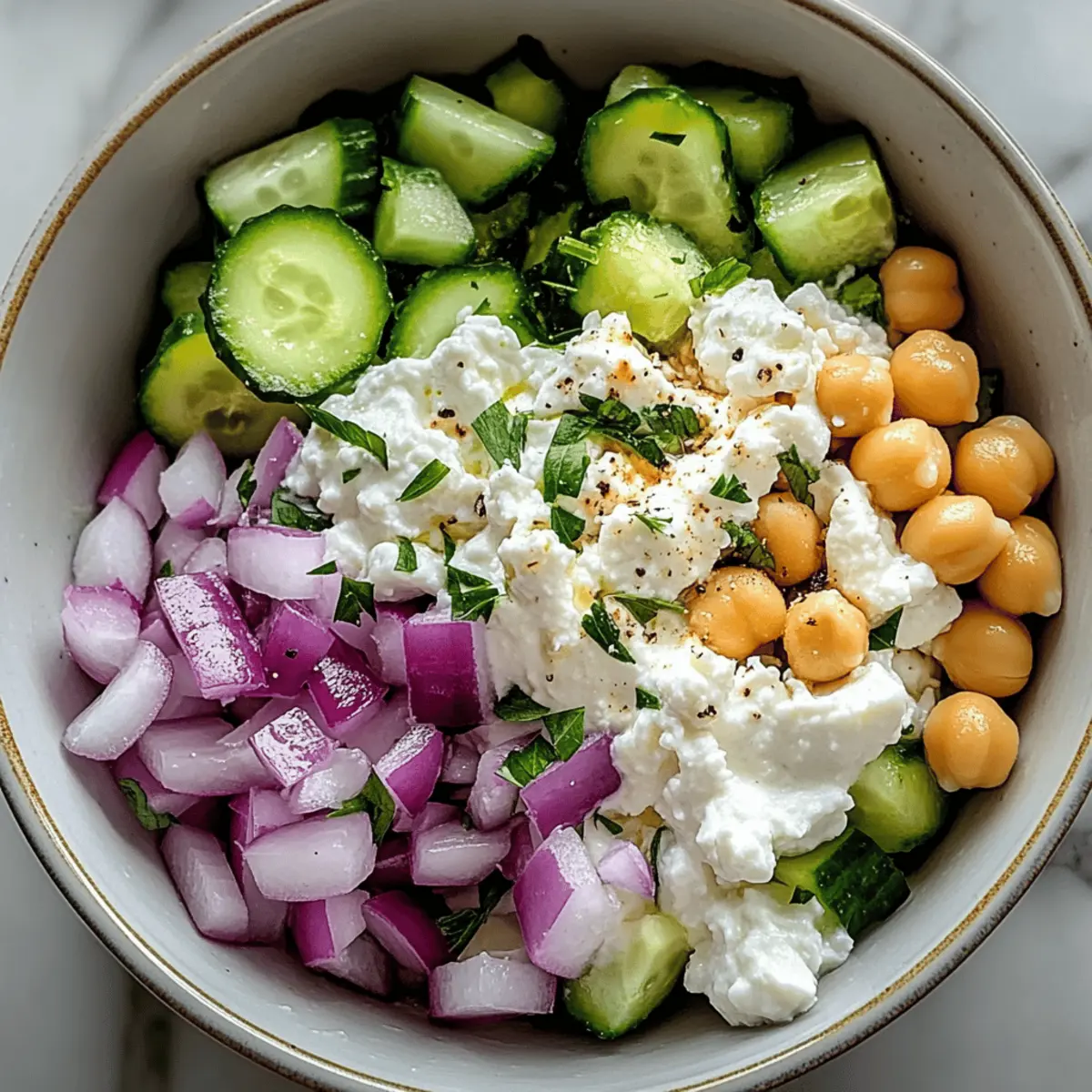 Cottage Cheese and Chickpea Salad: Your Quick Healthy Boost