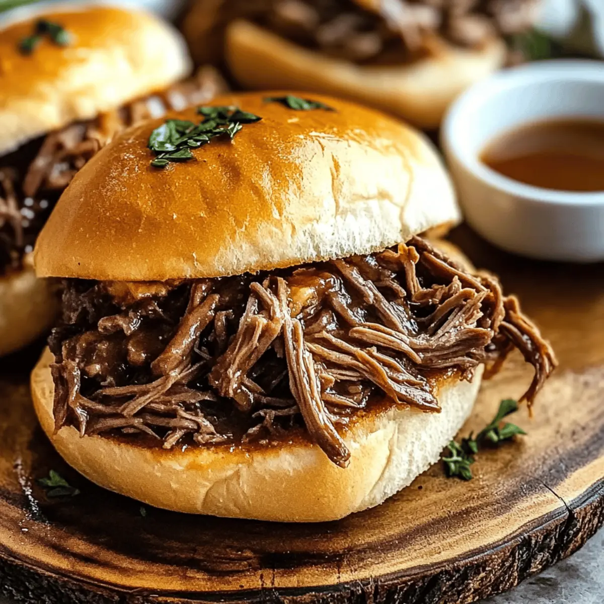 Crockpot French Dip Sandwiches That Melt in Your Mouth