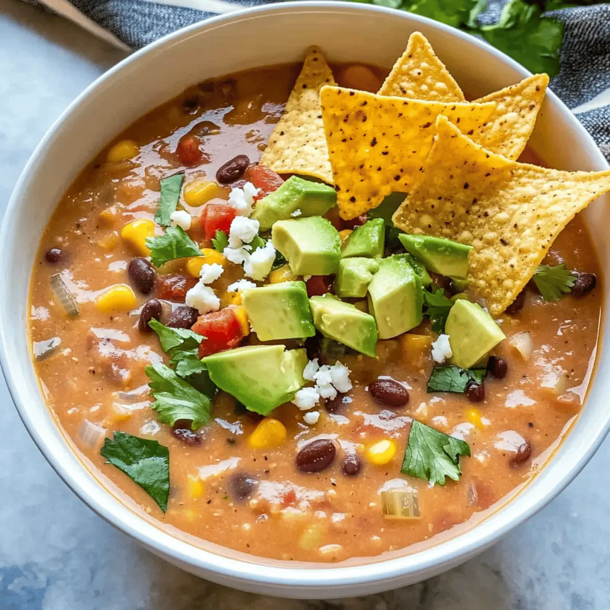 Cozy Up with Crockpot Vegetarian Tortilla Soup Delight
