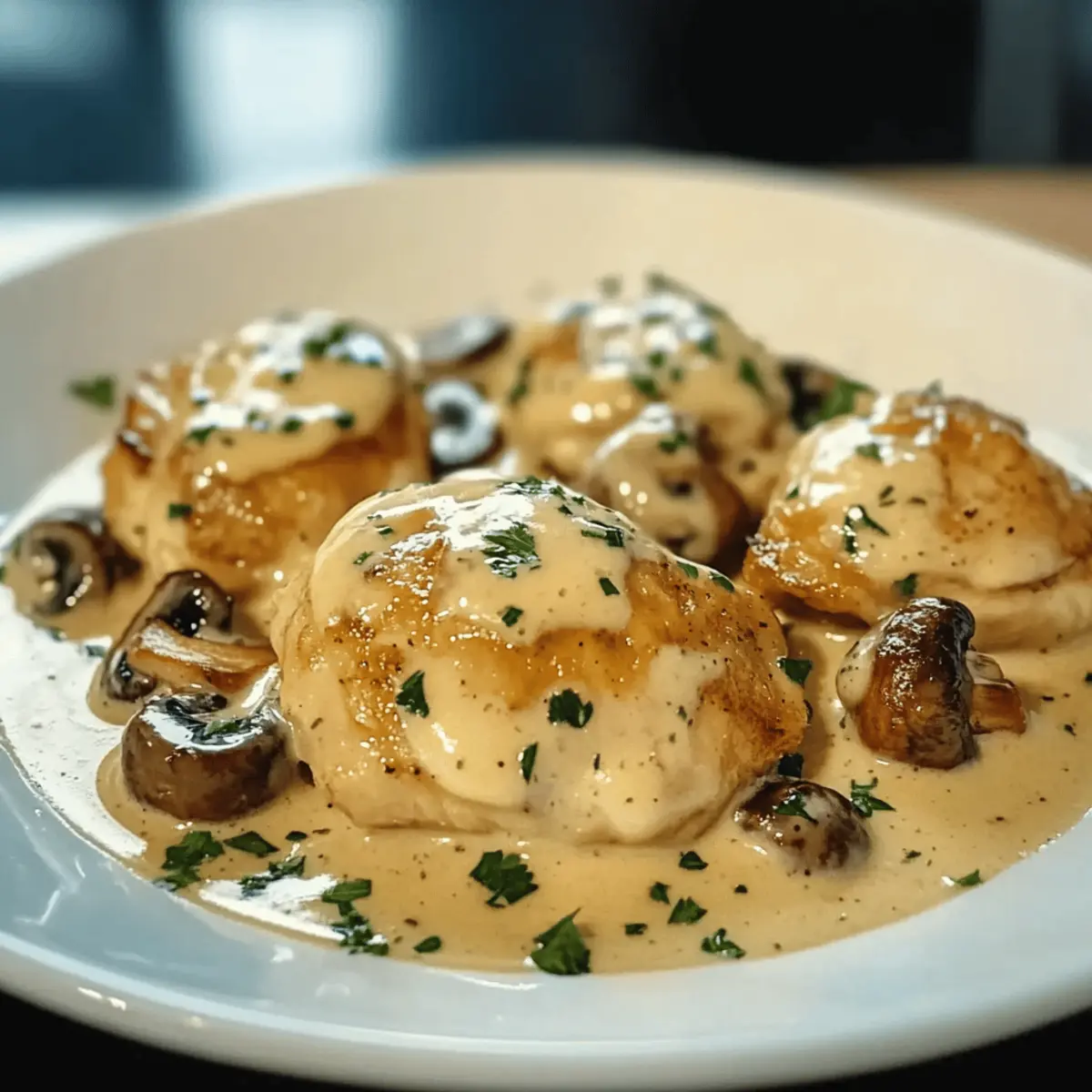 Savor Garlic Mushroom Chicken: A Cozy, Creamy Delight
