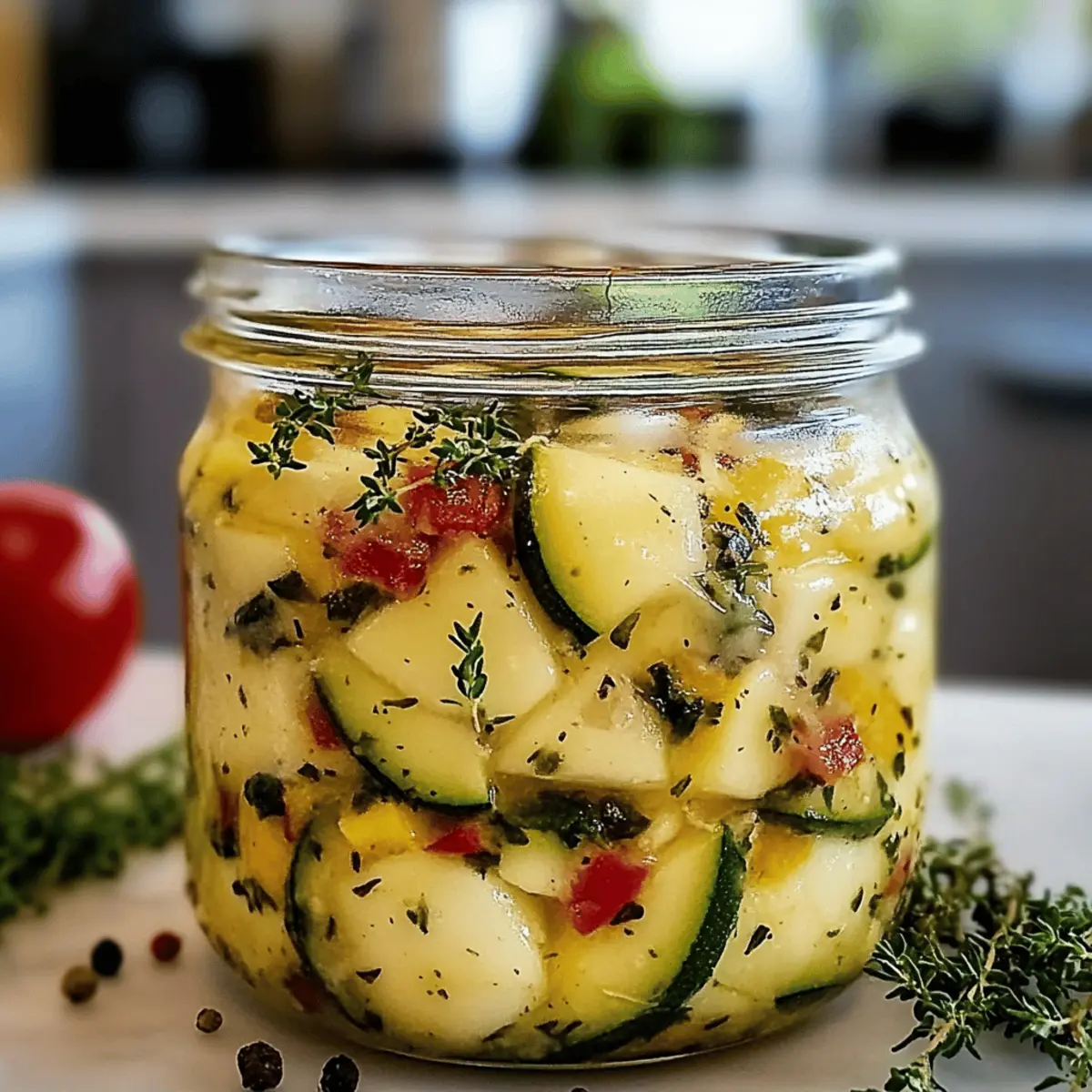 Herb and Garlic Marinated Cheese: A Tangy Appetizer Delight