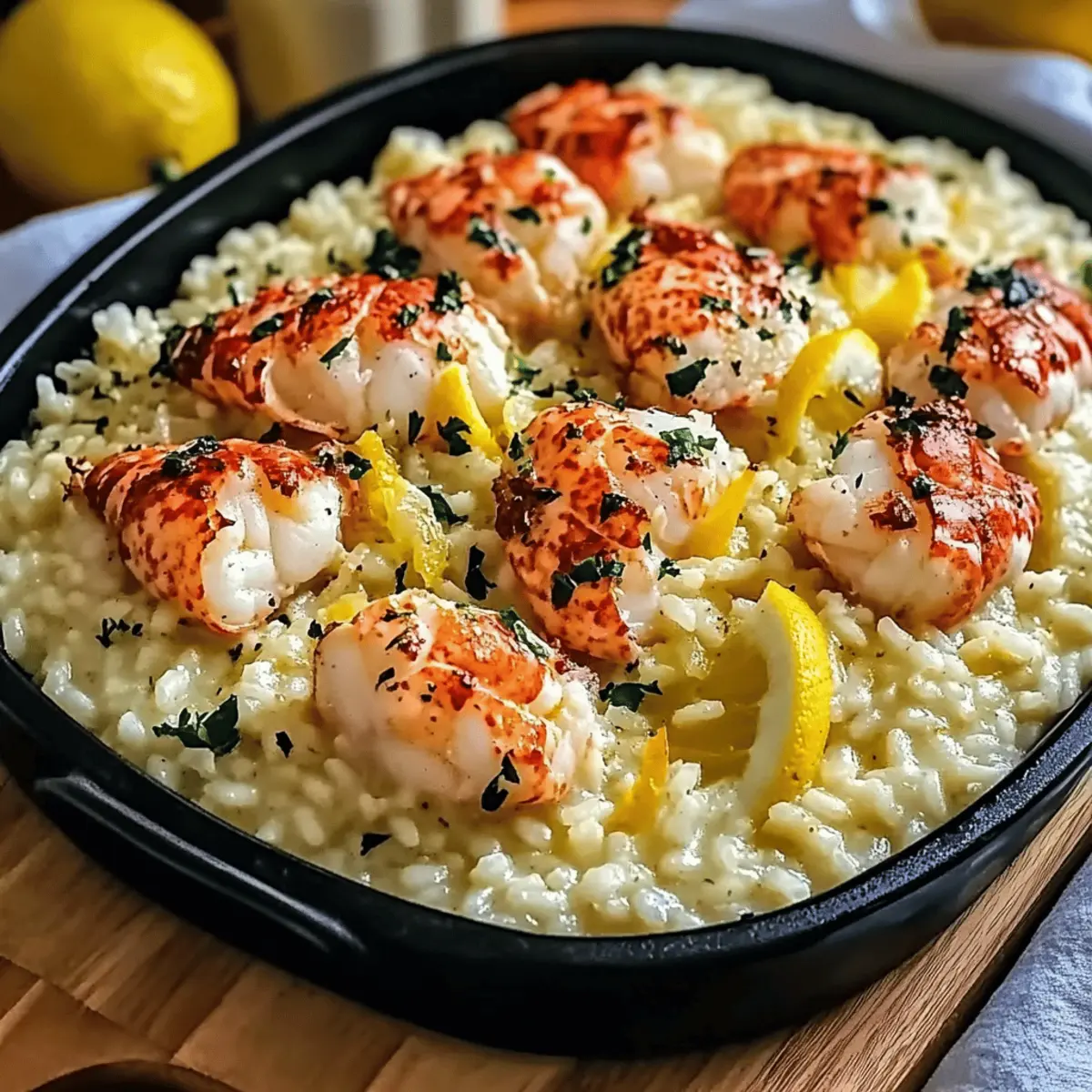 Lemon Butter Lobster Risotto: Indulge in Creamy Luxury