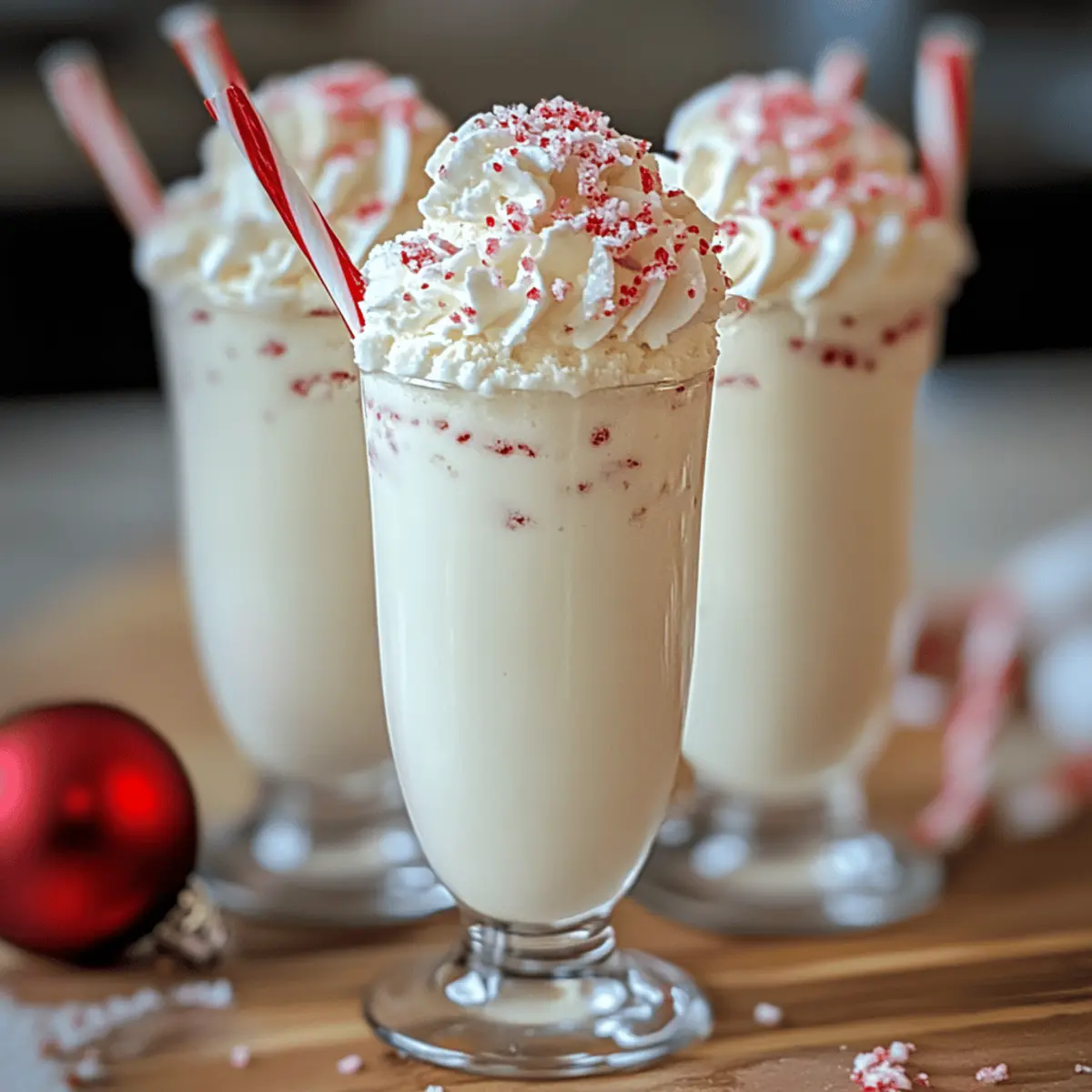 Creamy Peppermint Christmas Float for Festive Cheer