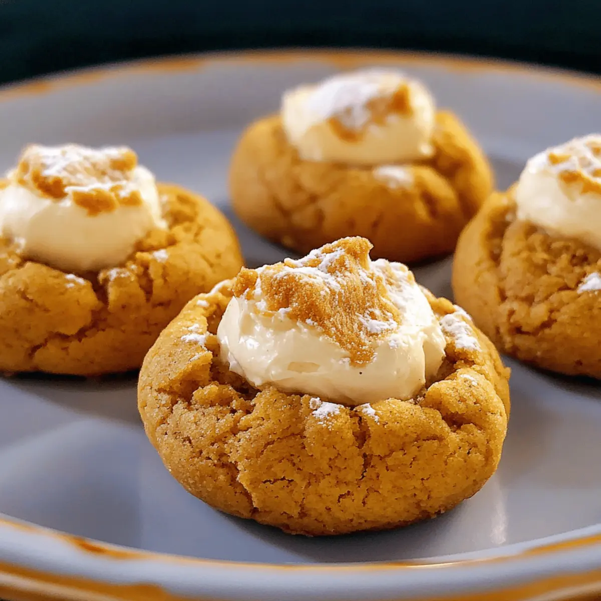 Pumpkin Cheesecake Thumbprints: Heavenly Fall Delights