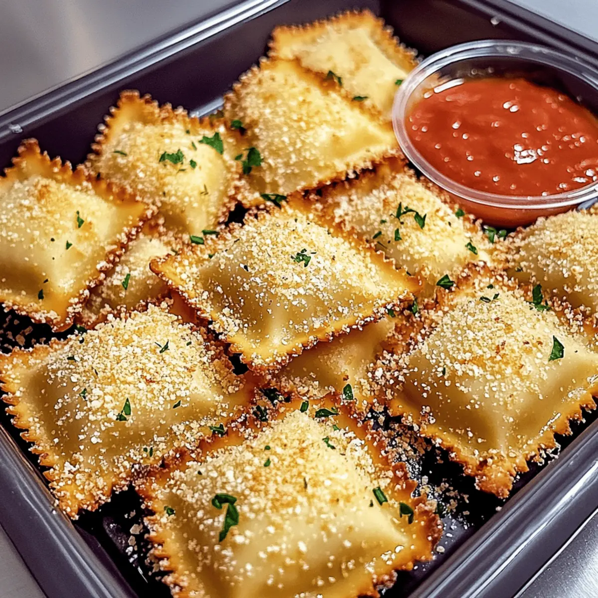 Toasted Ravioli in Air Fryer – Crispy, Guilt-Free Indulgence