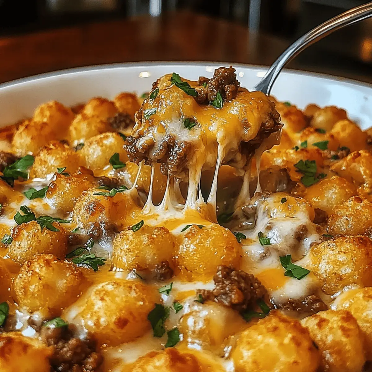 Tater Tot Casserole: A Cozy Dish for Quick Weeknight Dinners