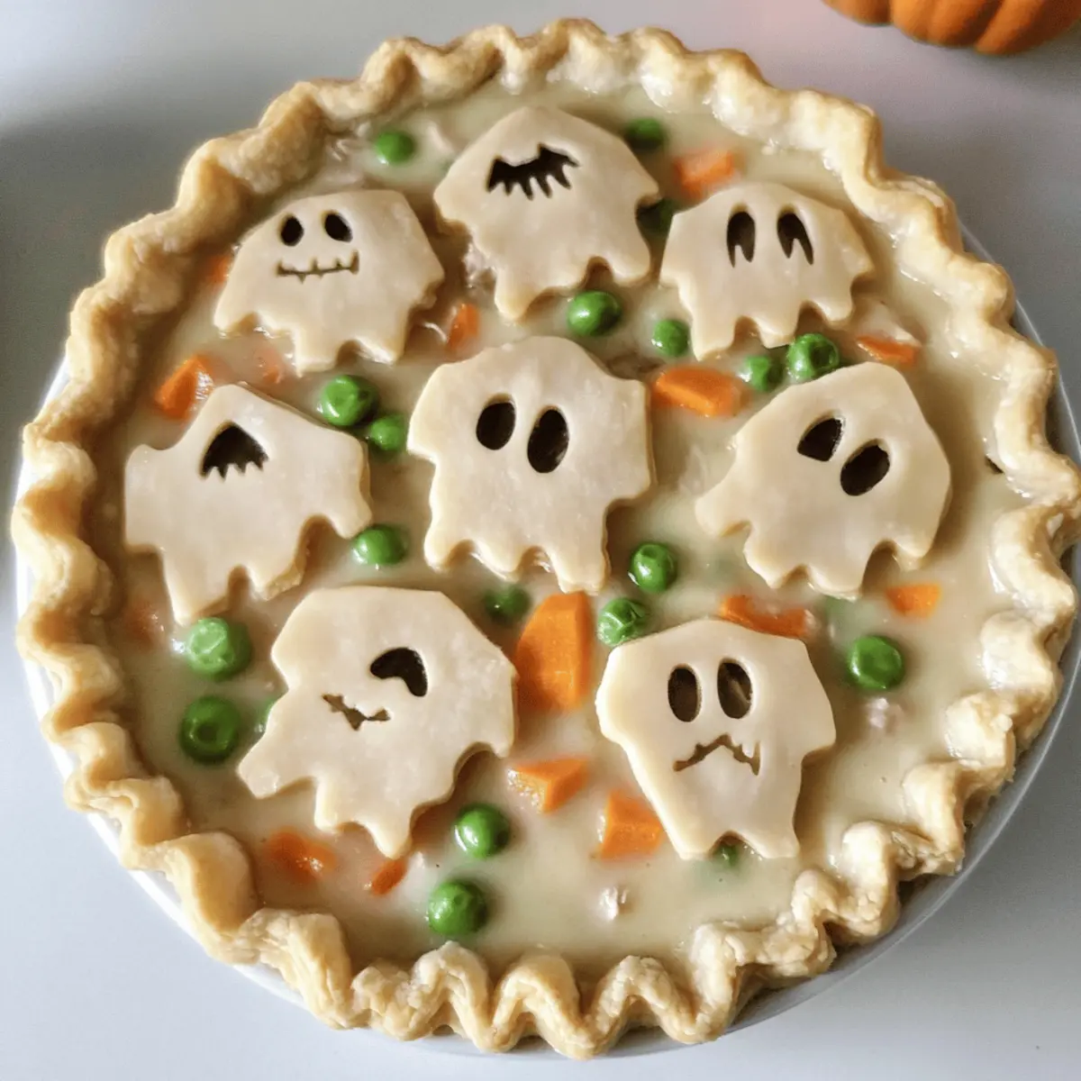 Spooky Halloween Pot Pie: A Fun Family Feast!