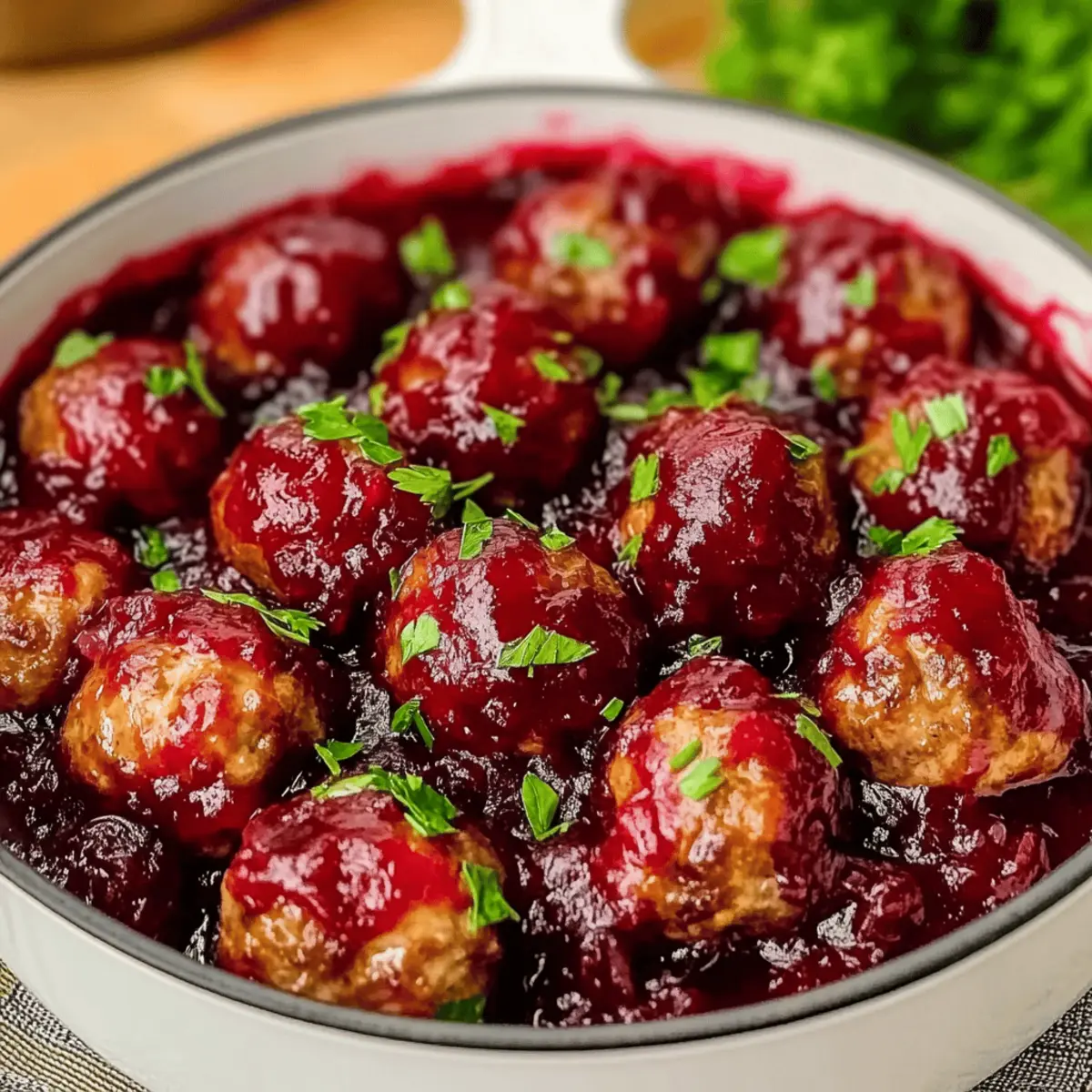 Delicious Cranberry Meatballs for Effortless Holiday Cheer