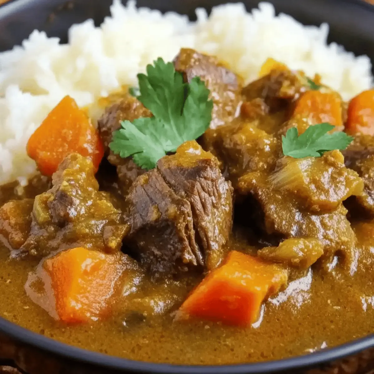 Cozy Cooker Coconut Curry Beef Stew for Comforting Nights