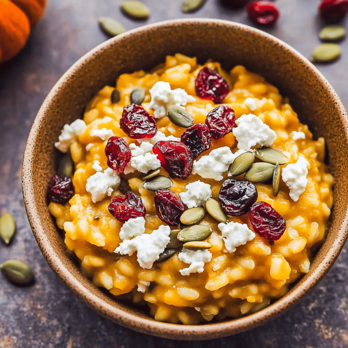 Creamy Pumpkin Goat Cheese Risotto for Cozy Fall Feasts