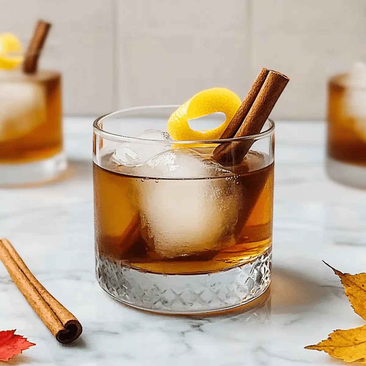 Smoked Maple Bourbon Bliss: A Cozy Cocktail Experience