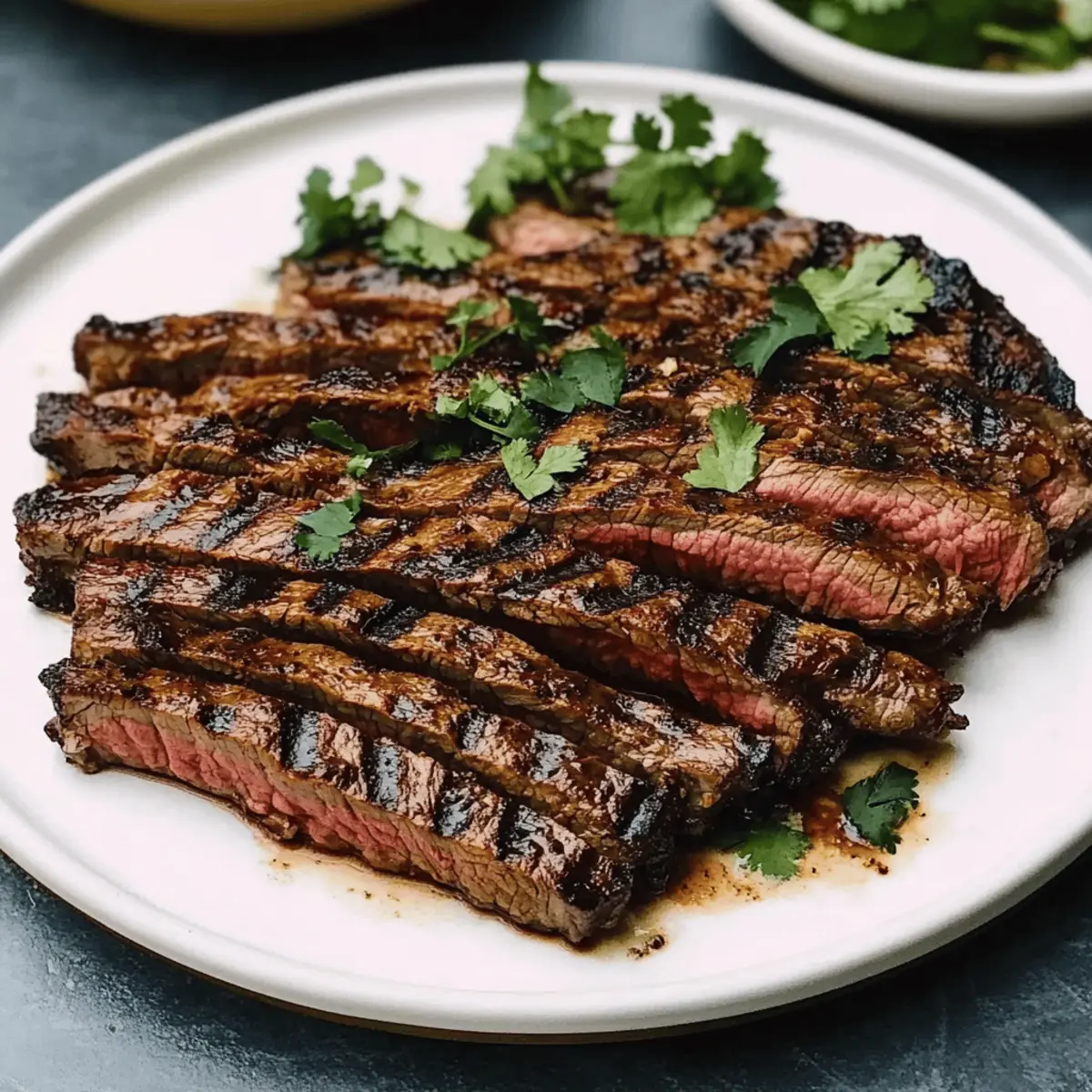 Savor the Flavor: Charred and Juicy Marinated Skirt Steak